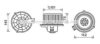 PRASCO KA8234 Electric Motor, interior blower